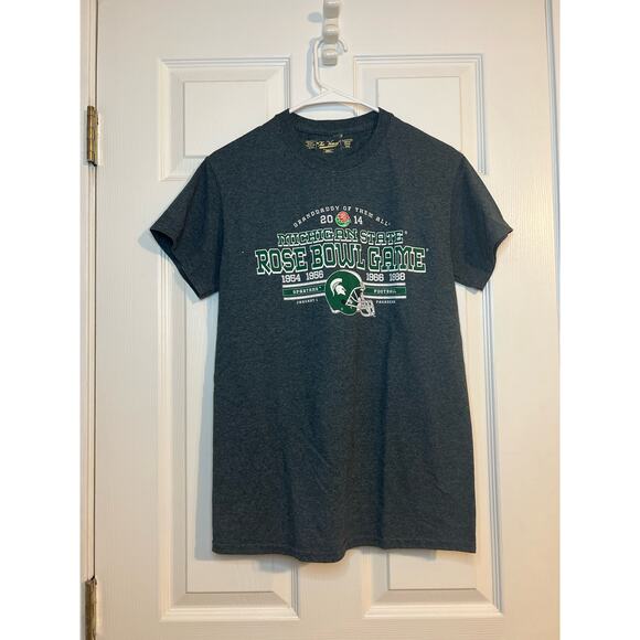 Michigan State University "The Victory' T-Shirt 2014 Rose Bowl Mens Small MSU - Picture 1 of 3